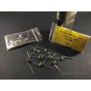 Fresh Coil K Super Mini 0.46 by Vaper's Breath (10 coils)