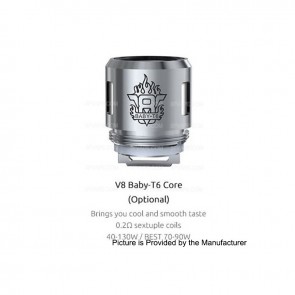 T6 Sextuple Coil per TFV8 Baby by Smoktech